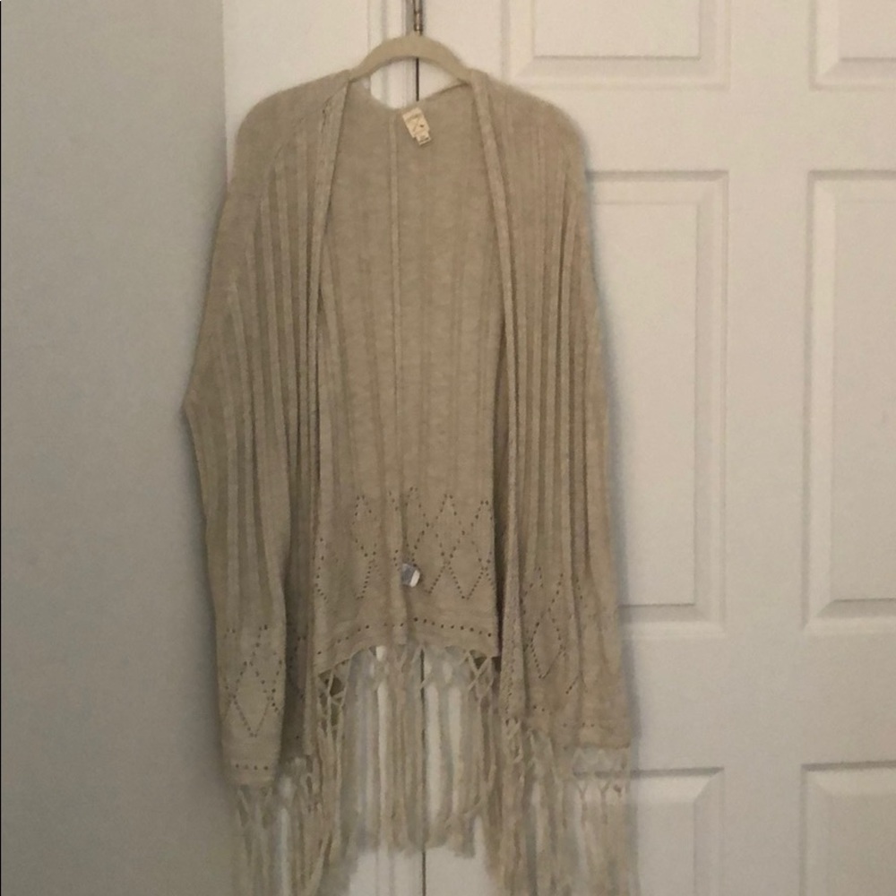 LA Hearts Knitted Kimono